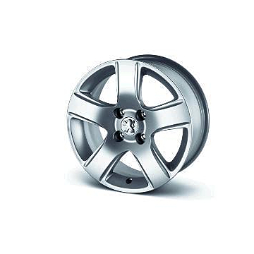 Peugeot lichtmetalen velgen Isara 16" 4-gats lichtgrijs set