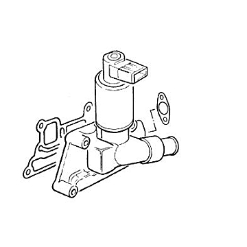 Opel EGR-klep (Z10XE / Z10XEP / Z12XE / Z12XEP)
