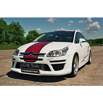 Musketier Citroën C4 2004 - 2010 voorbumper roosters zonder mistlampen