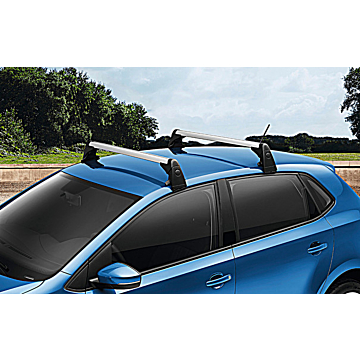 Volkswagen Polo 2005 - 2009 roof base carriers, with roof rails