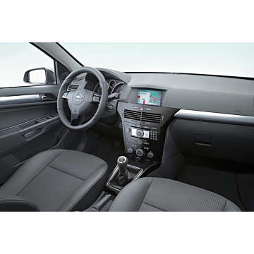 Opel Astra H middenconsole pianolak zwart 4 schakelaars MET start-knop