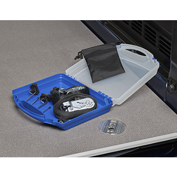 Ford Tourneo / Transit Custom (08/2012 - 09/2023) ladingbevestigingspakket In een blauw en lichtdoorlatend witte doos