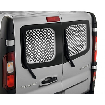 Renault Trafic / Opel Vivaro (2014 - 2019) raamrooster achter - klapdeuren