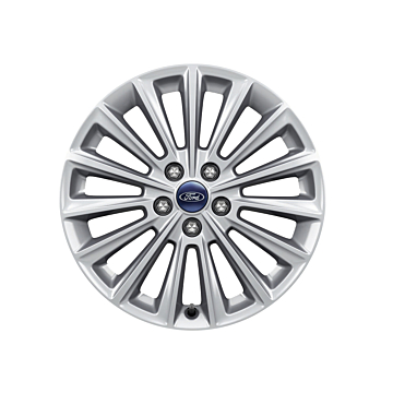 Ford C-MAX (11/2010 - 09/2018) / Focus (01/2011 - 03/2018) lichtmetalen velg 17" 15-spaaks design, zilver