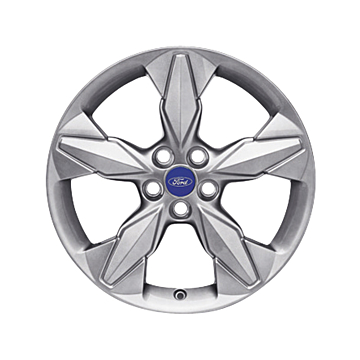 Ford lichtmetalen velg 18" 5-spaaks design, Mystique Silver