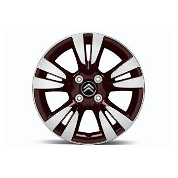 Citroën lichtmetalen velg Ashera 16" 4-gaats Rouge Carmen