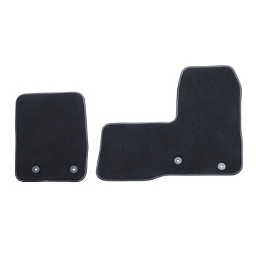 Ford Tourneo Custom (02/2018 - 09/2023) vloermatten Premium velours voor, zwart