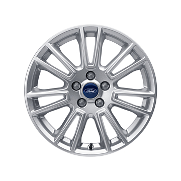 Ford Mondeo (03/2007 - 08/2014) lichtmetalen velg 17" 7x2-spaaks design, Sparkle silver
