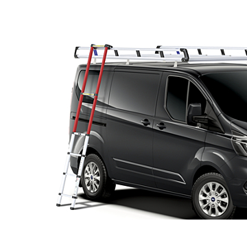 Ford Tourneo / Transit Custom (02/2018 - 09/2023) Q-Tech Get-Up telescopische ladder met 4 treden