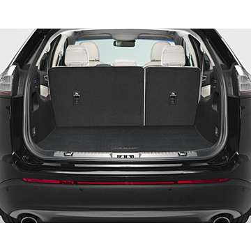 Ford Edge (01/2016 - ..) kofferbakmat zwart, met Edge logo