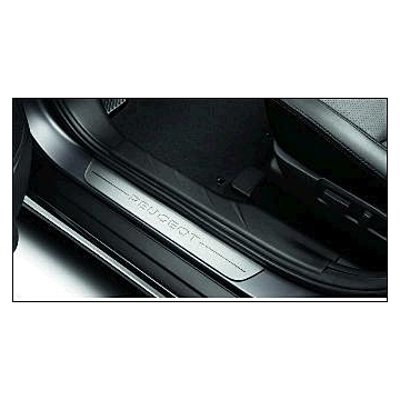 Peugeot scuff plates aluminium-look