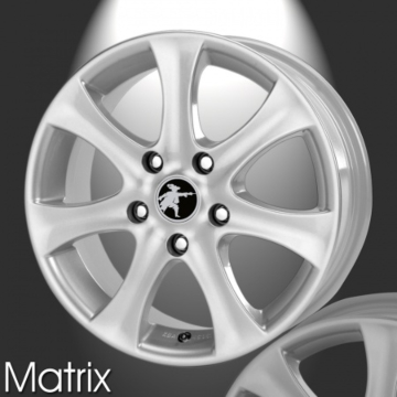 Musketier Citroën Jumpy 2007 - 2016 lichtmetalen velg Matrix 7Jx16 zilver