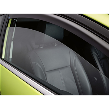 Ford Fiesta (09/2008 - 06/2017) 3-drs windgeleiders voor de voordeuren donkergrijs