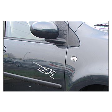 Peugeot RCup stickerset lichtgrijs