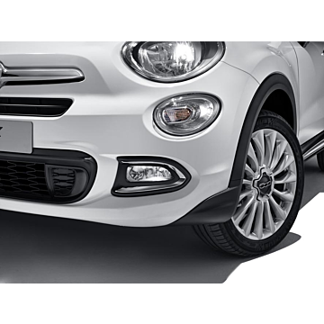 Fiat 500X gepolijste verchroomde mistlampringen