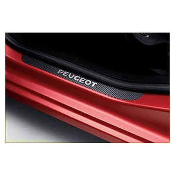 Peugeot instaplijsten (carbon-look)