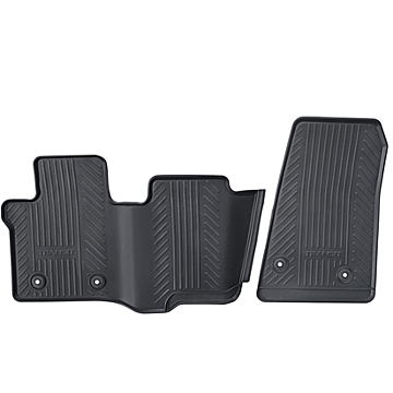 Ford Transit (01/2014 - ..) / Transit Custom (08/2012 - 09/2023) vloermatten all-weather voor, zwart