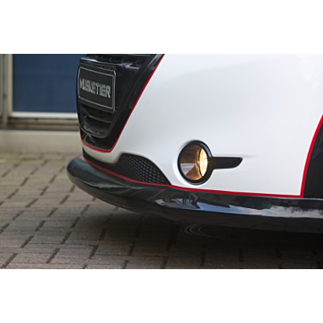 Musketier Peugeot 208 voorbumperspoiler zwart