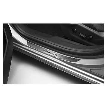 Peugeot 508 (2010 - 2018) instaplijsten aluminium-look donker