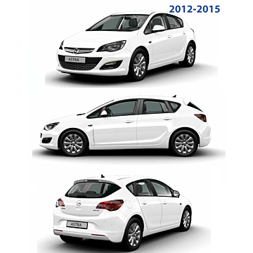 Opel Astra J 5-drs OPC-line pakket 2012 - 2015 met sport uitlaat