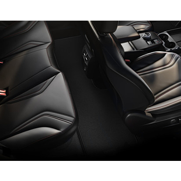 Ford Mustang Mach-E (07-2020 - ..) vloermatten Premium velours achter, zwart