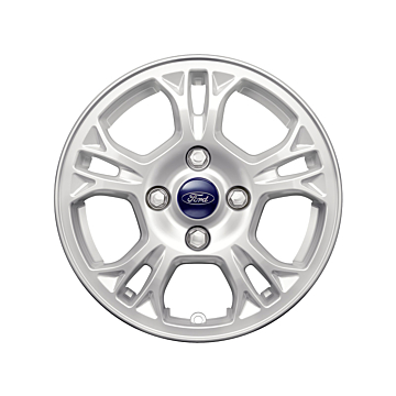 Ford lichtmetalen velg 14" 5 x 2-spaaks design, Sparkle Silver