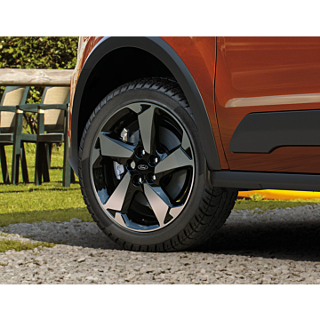 Ford Tourneo / Transit Connect (06/2018 - 03/2024) lichtmetalen velg 17" 5-spaaks design, gepolijst zwart