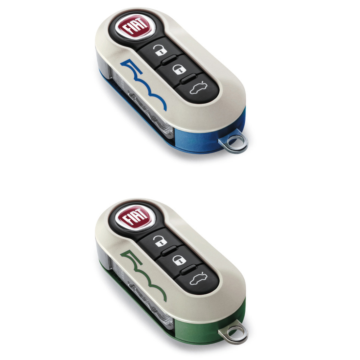 Fiat 500/500c sleutelcovers 'Bicolore'