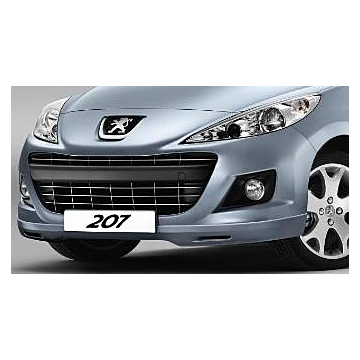 Peugeot 207 front bumper spoiler from 2009 (facelift)