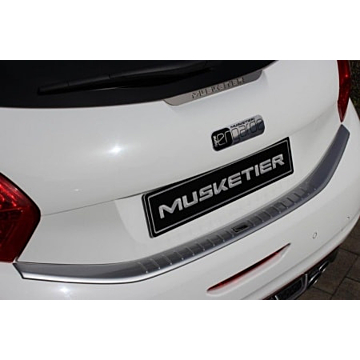Musketier Peugeot 208 (2012 - 2019) achterbumperbeschermstrip, aluminium-look