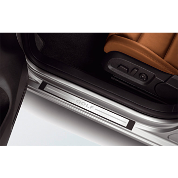 Volkswagen Golf 6 scuff plates stainless steel (5-drs / estate)