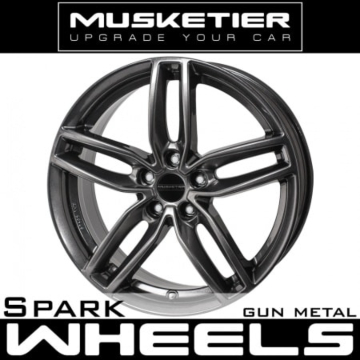 Musketier Peugeot 4008 lichtmetalen velg Spark 8x18 gun metal