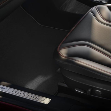 Ford Mustang Mach-E (07-2020 - ..) vloermatten Premium velours voor, zwart RHD