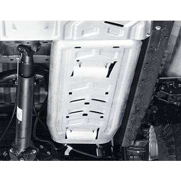 Ford Ranger (02/2019 - ..) bodemplaat bescherming voor brandstoftank, aluminium (behalve Raptor)
