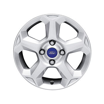 Ford Fiesta (09/2008 - 06/2017) lichtmetalen velg 15" 5-spaaks design, zilver