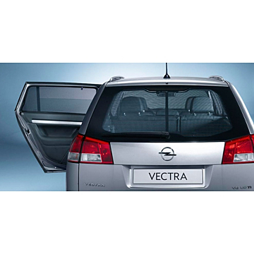 Opel Vectra C station zonnescherm achteruit