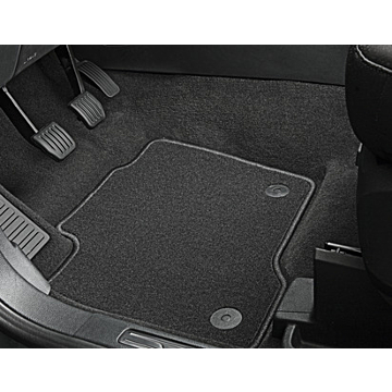 Ford Galaxy / S-MAX (05/2015 - 06/2019) vloermatten, standaard zwart, voor