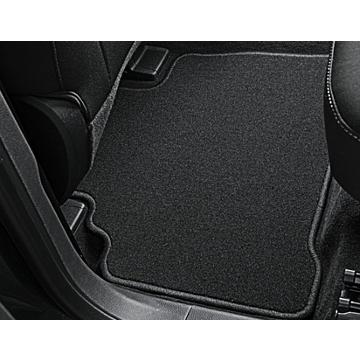 Ford Galaxy / S-MAX (05/2015 - 06/2019) vloermatten velour 2e zitrij, zwart