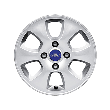Ford Fiesta (09/2008 - 06/2017) lichtmetalen velg 14" 6-spaaks design, zilver