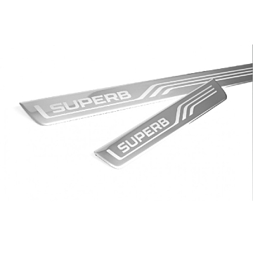 Skoda Superb (2016 - ..) sill trim set stainless steel