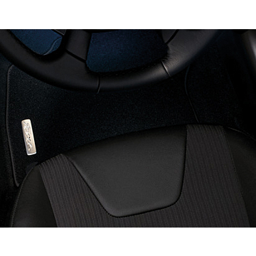 Ford Focus (07/2004 - 12/2010) vloermatten, premium velours voor, zwart