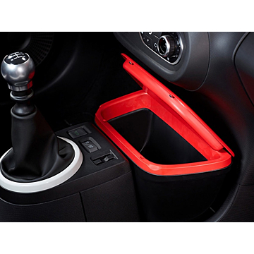 Renault Twingo 2014 - .. storage compartment with cover red