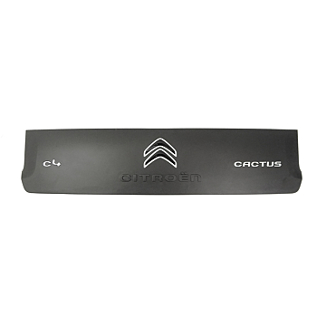 Citroen C4 Cactus achterklepplaat zwart