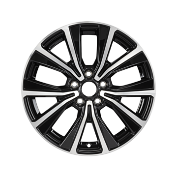 Ford Puma (10/2019 - ..) behalve ST en ST X lichtmetalen velg 17" 5 x 2-spaaks design, Magnetic gepolijst