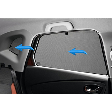 Renault Captur (2013 - 2019) zonneschermen achterste zijruiten en portieren