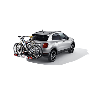 Fiat fietsenrek op de trekhaak