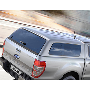 Ford Ranger (02/2019 - ..) RAP Cab hard top met zijruiten, Moondust Silver