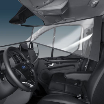 Ford Tourneo Custom (08/2012 - 09/2023) flexibele scheidingswand beschermingswand, transparant