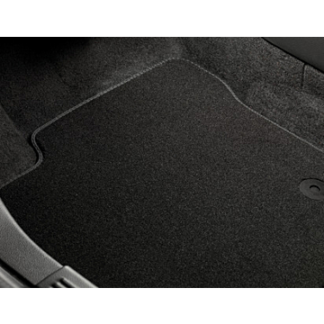 Ford Galaxy / S-MAX (03/2010 - 04/2015) vloermatten 2e rij, premium velours achter, zwart