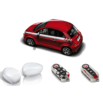 Fiat 500/500c pakket Sport wit